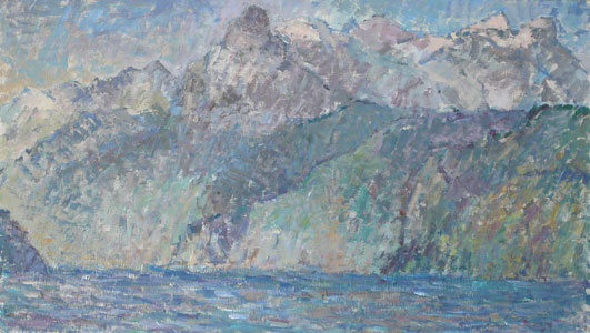 Urnersee-Gitschen 2011 Tempera klein